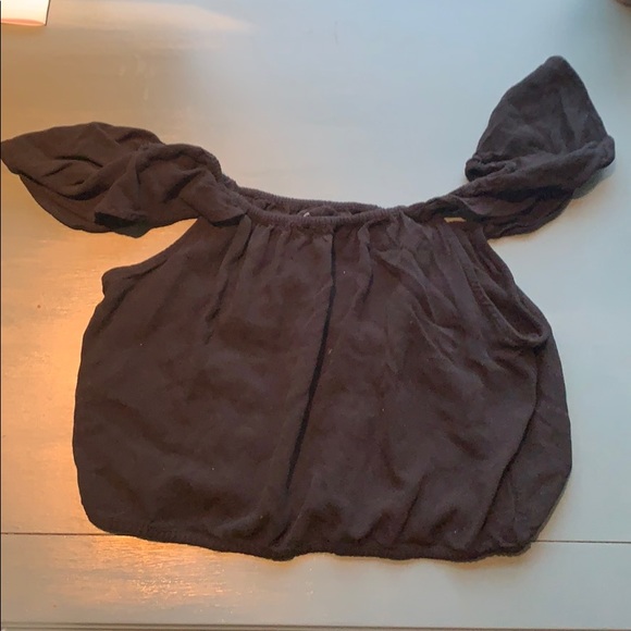 Navy crop top - Picture 2 of 3